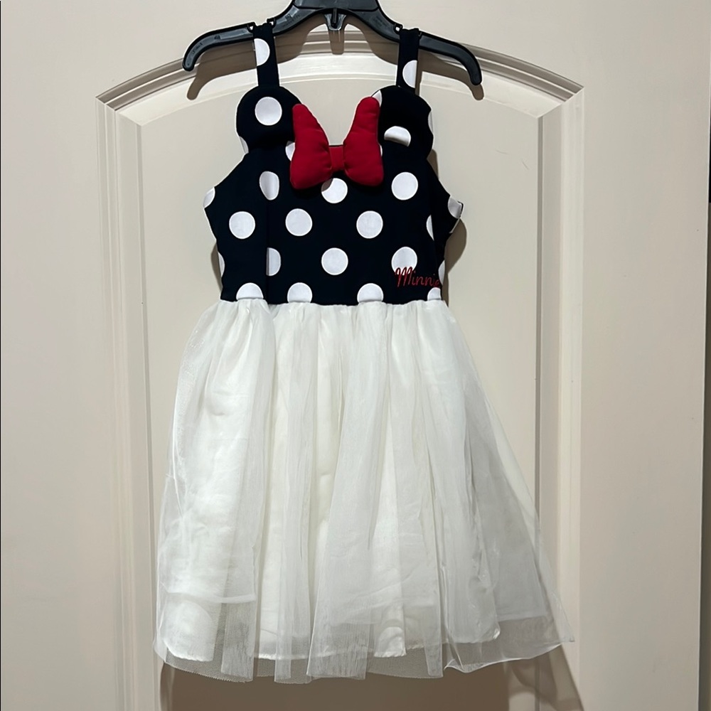 Polka Dot Dress with Red Bow